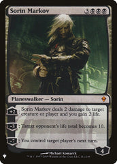 Sorin Markov [Mystery Booster] | Rook's Games and More