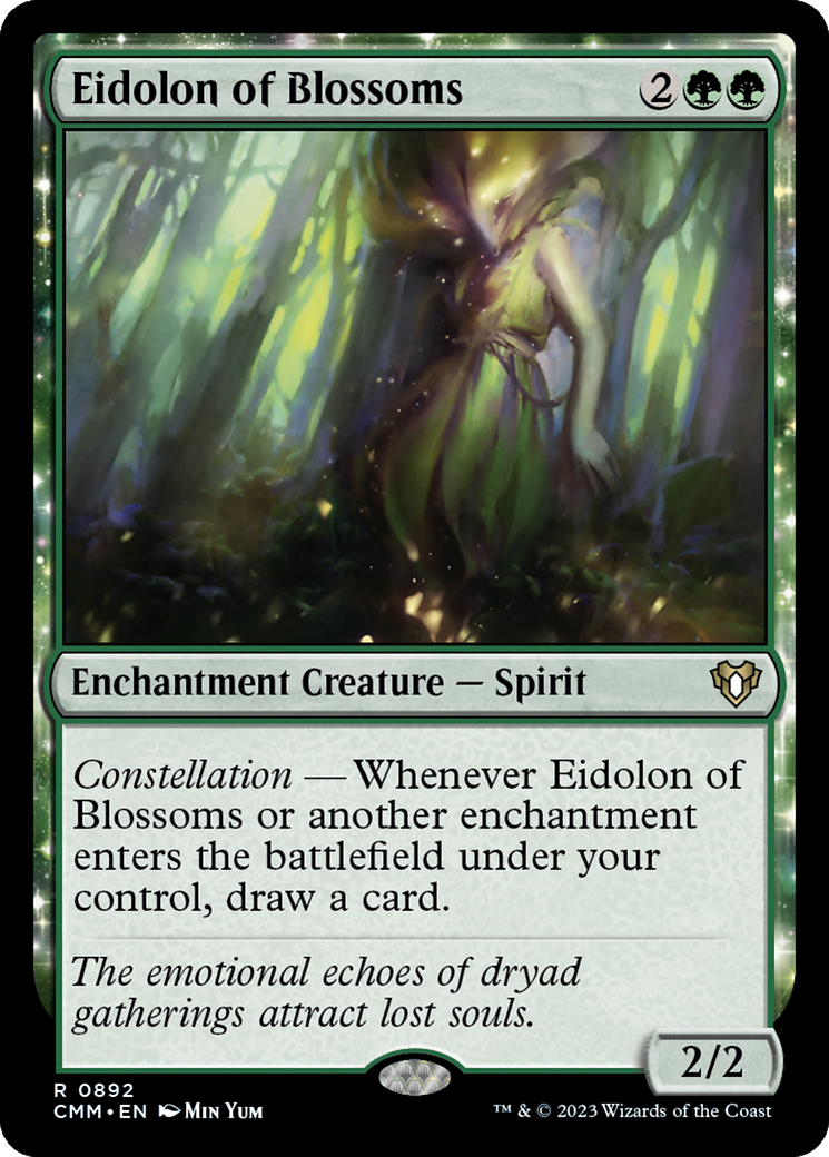 Eidolon of Blossoms [Commander Masters] | Rook's Games and More