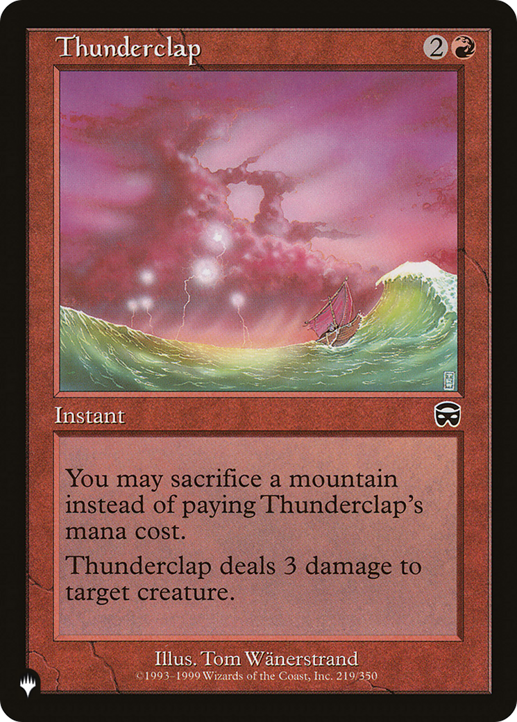 Thunderclap [The List Reprints] | Rook's Games and More