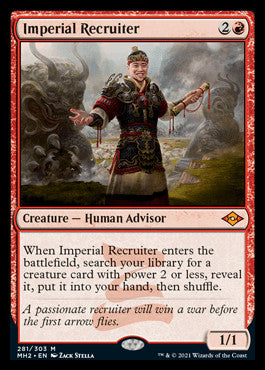 Imperial Recruiter (Foil Etched) [Modern Horizons 2] | Rook's Games and More