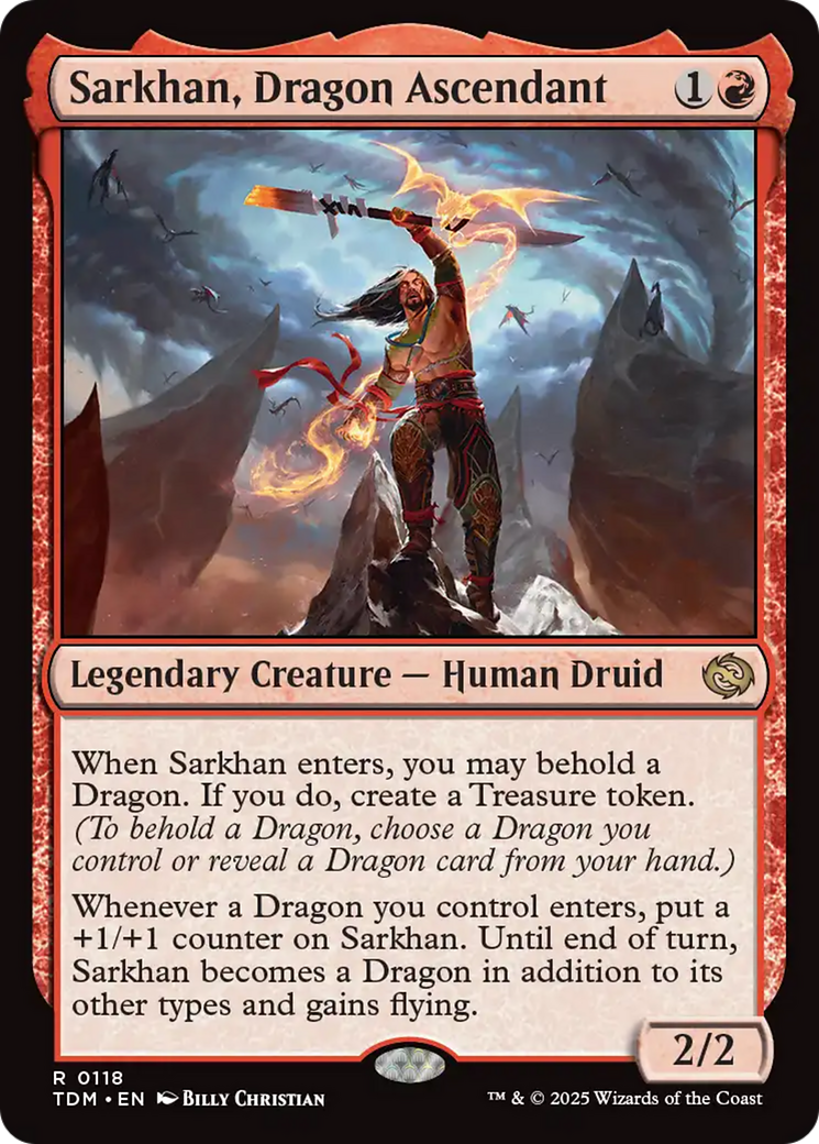 Sarkhan, Dragon Ascendant (118) [Tarkir: Dragonstorm] | Rook's Games and More
