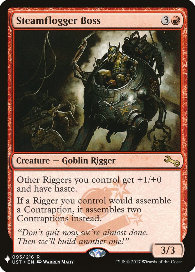 Steamflogger Boss [The List] | Rook's Games and More
