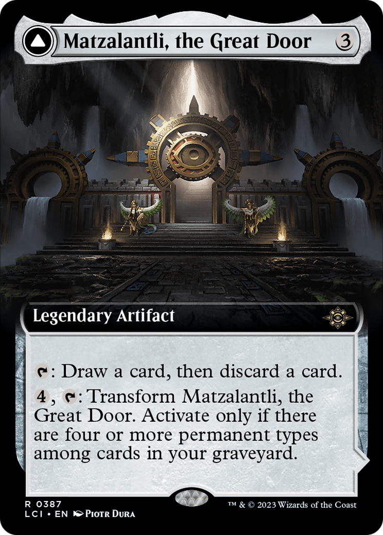 Matzalantli, the Great Door // The Core (Extended Art) [The Lost Caverns of Ixalan] | Rook's Games and More