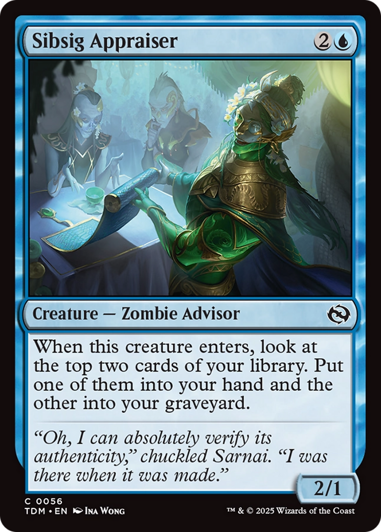 Sibsig Appraiser [Tarkir: Dragonstorm] | Rook's Games and More