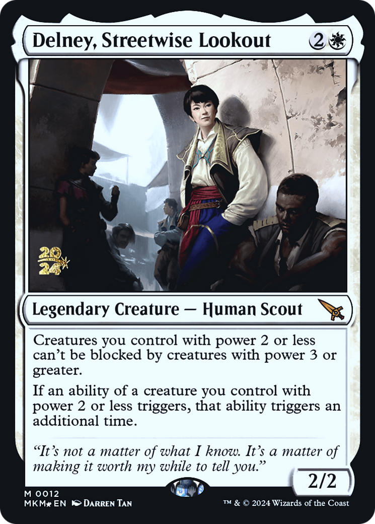 Delney, Streetwise Lookout [Murders at Karlov Manor Prerelease Promos] | Rook's Games and More