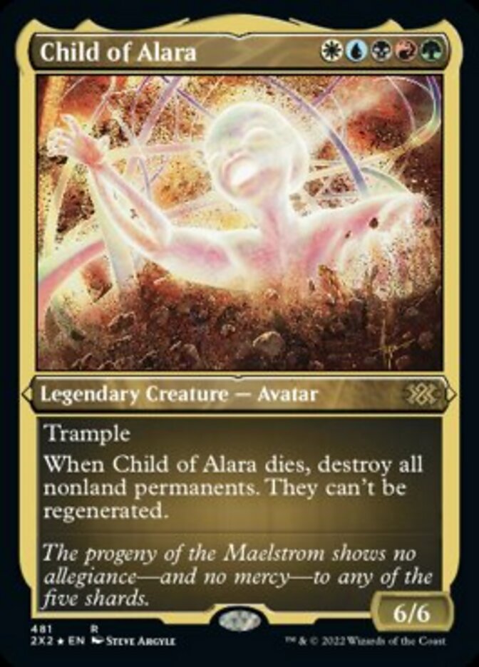 Child of Alara (Foil Etched) [Double Masters 2022] | Rook's Games and More