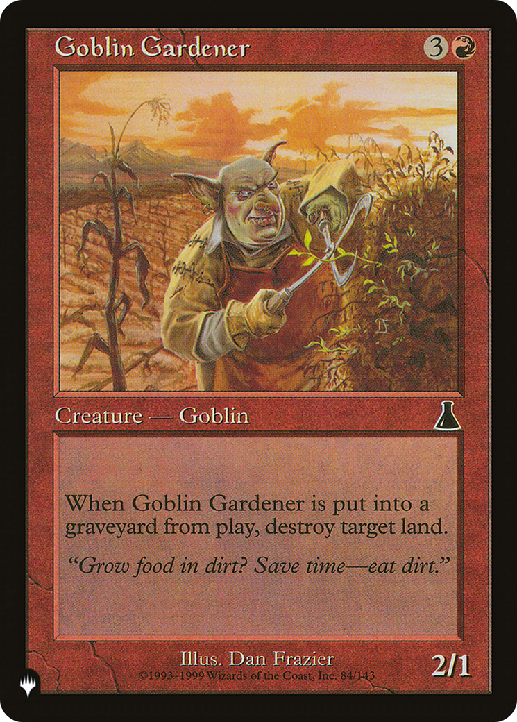 Goblin Gardener [The List Reprints] | Rook's Games and More