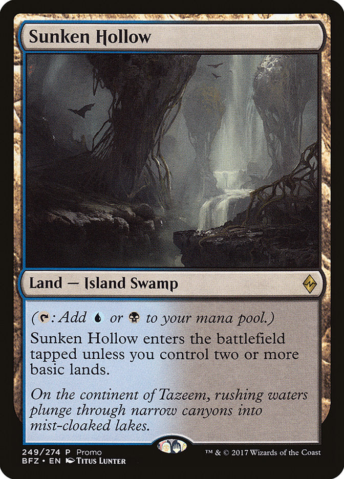 Sunken Hollow (Promo) [Standard Showdown Promos] | Rook's Games and More