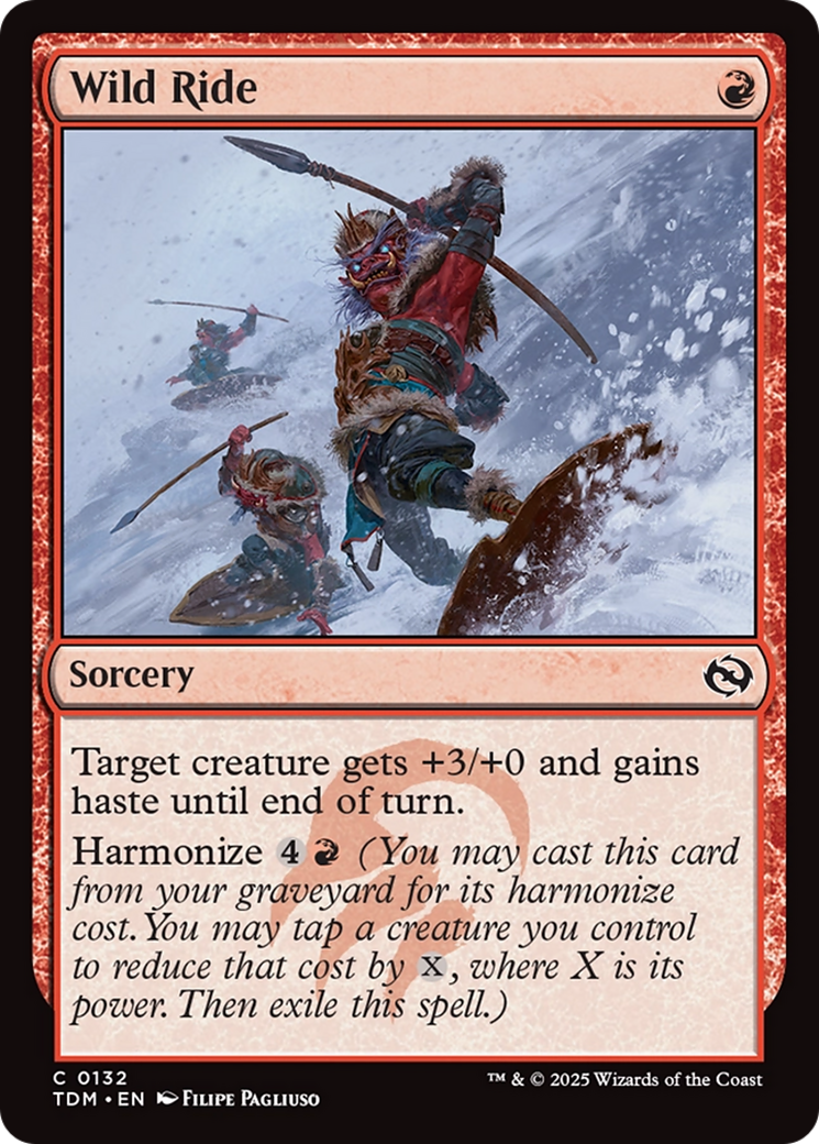 Wild Ride [Tarkir: Dragonstorm] | Rook's Games and More