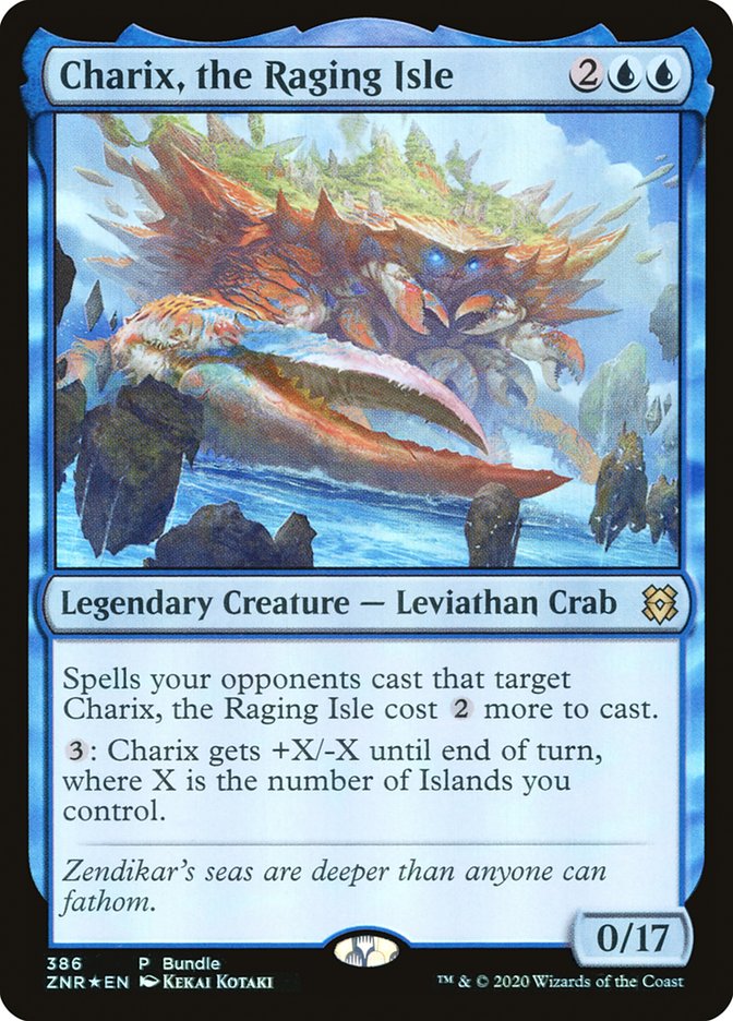 Charix, the Raging Isle (386) [Zendikar Rising Promos] | Rook's Games and More
