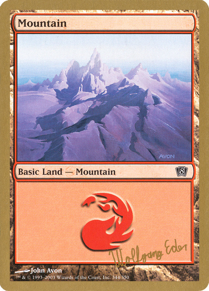 Mountain (Wolfgang Eder) [World Championship Decks 2003] | Rook's Games and More