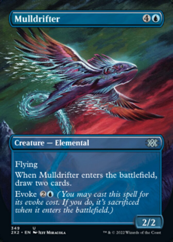 Mulldrifter (Borderless Alternate Art) [Double Masters 2022] | Rook's Games and More