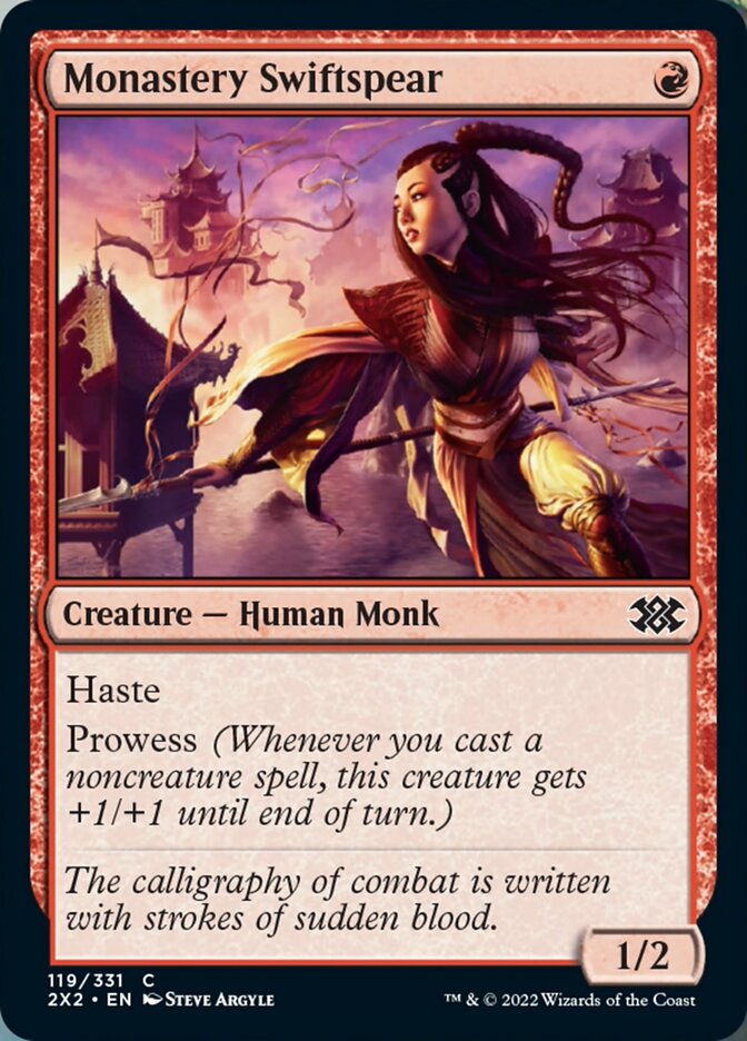 Monastery Swiftspear [Double Masters 2022] | Rook's Games and More