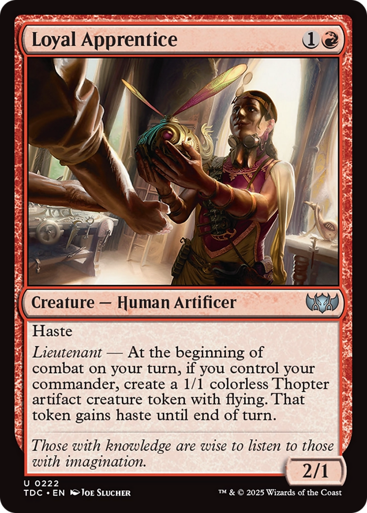 Loyal Apprentice [Tarkir: Dragonstorm Commander] | Rook's Games and More