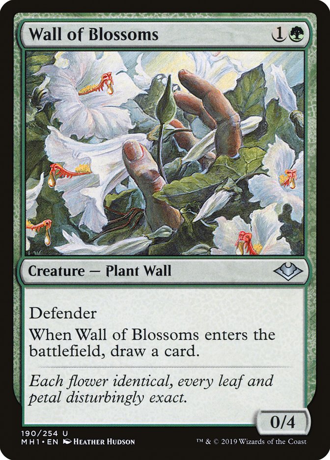 Wall of Blossoms [Modern Horizons] | Rook's Games and More