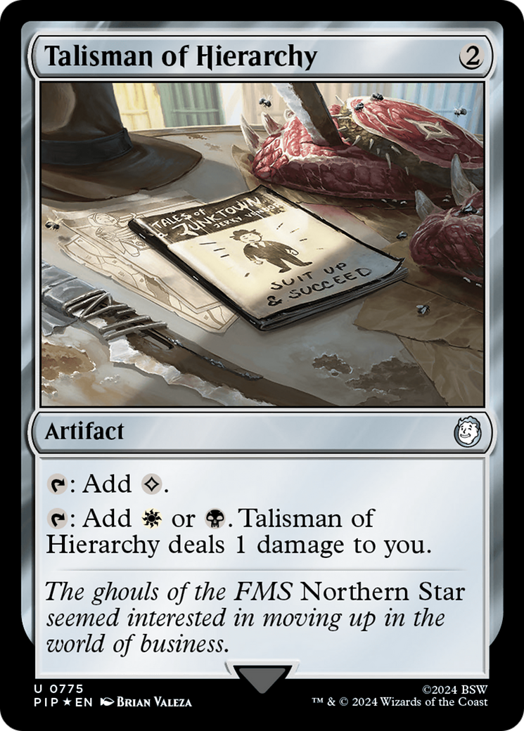 Talisman of Hierarchy (Surge Foil) [Fallout] | Rook's Games and More