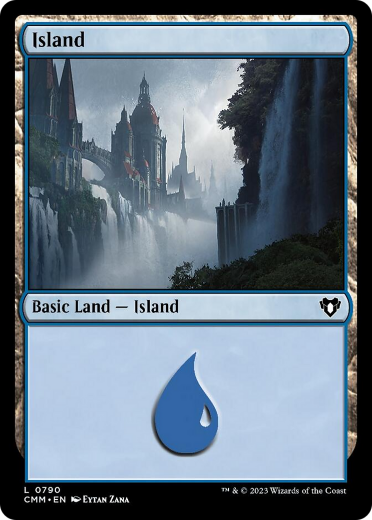 Island (790) [Commander Masters] | Rook's Games and More