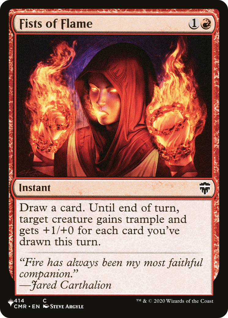 Fists of Flame [The List] | Rook's Games and More