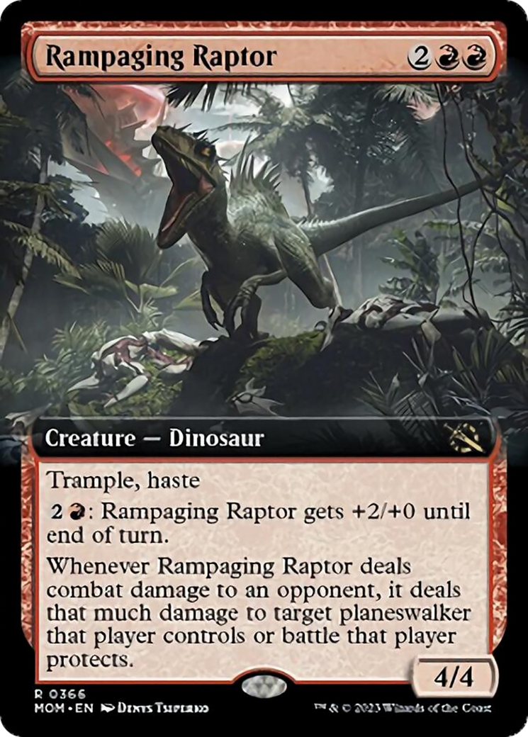 Rampaging Raptor (Extended Art) [March of the Machine] | Rook's Games and More