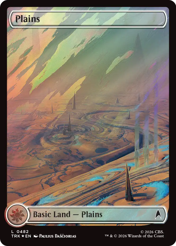 Plains (0482) (Surge Foil) [Star Trek] | Rook's Games and More