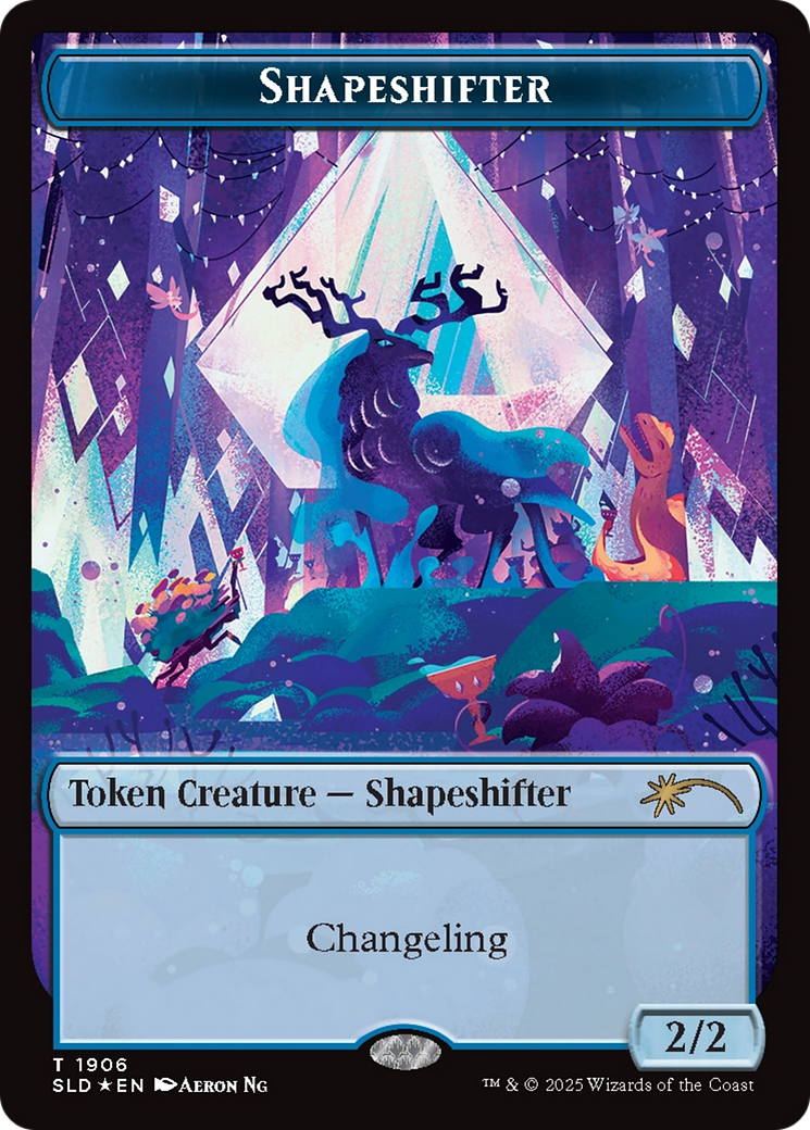 Shapeshifter Token (1906) (Double Rainbow Foil) [Secret Lair Drop Series] | Rook's Games and More