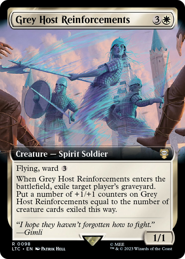 Grey Host Reinforcements (Extended Art) [The Lord of the Rings: Tales of Middle-Earth Commander] | Rook's Games and More