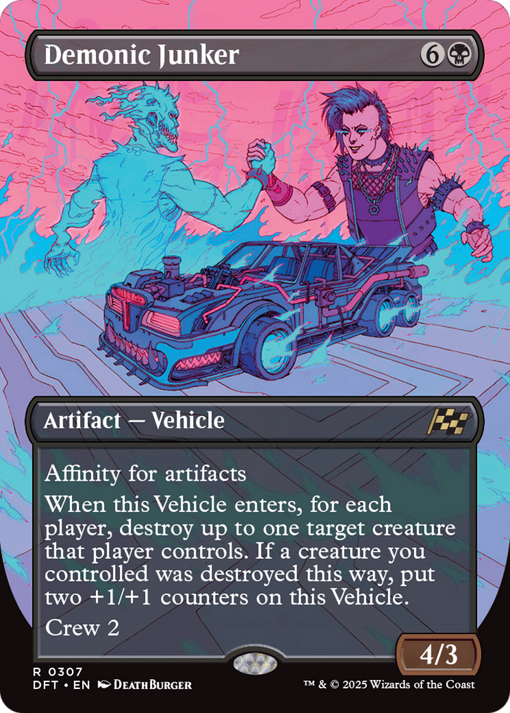 Demonic Junker (Borderless) [Aetherdrift] | Rook's Games and More