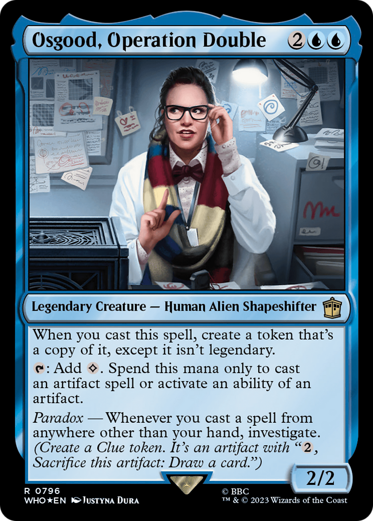 Osgood, Operation Double (Surge Foil) [Doctor Who] | Rook's Games and More