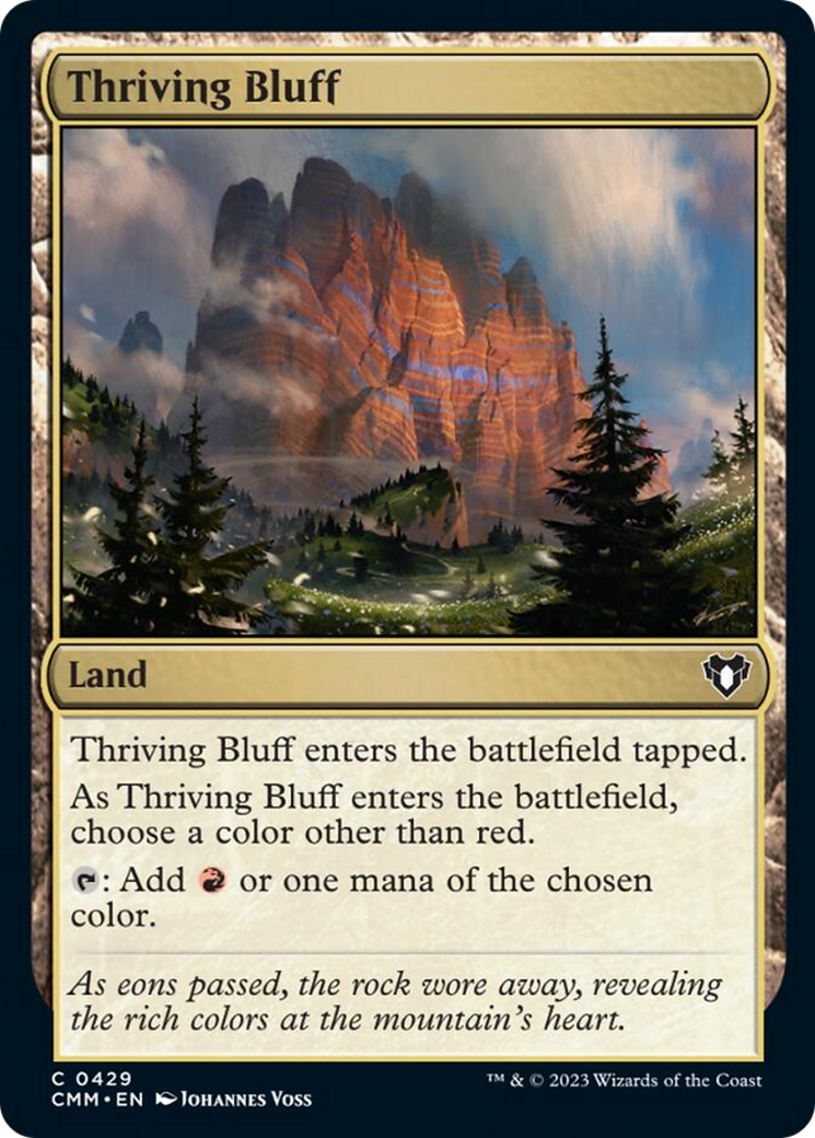 Thriving Bluff [Commander Masters] | Rook's Games and More