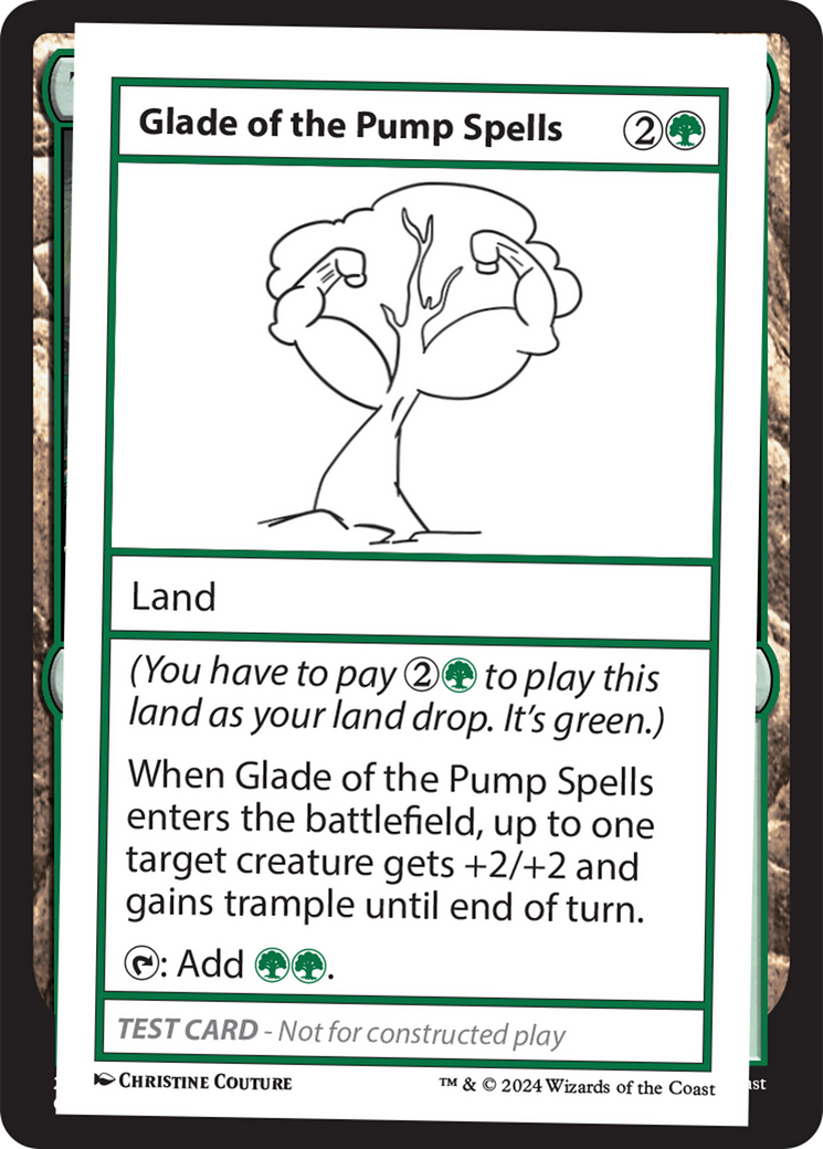 Glade of the Pump Spells [Mystery Booster 2 Playtest Cards] | Rook's Games and More