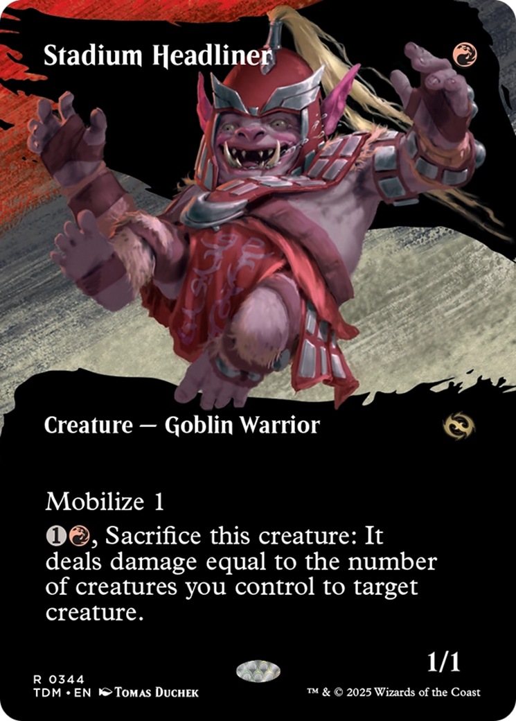 Stadium Headliner (Borderless) [Tarkir: Dragonstorm] | Rook's Games and More