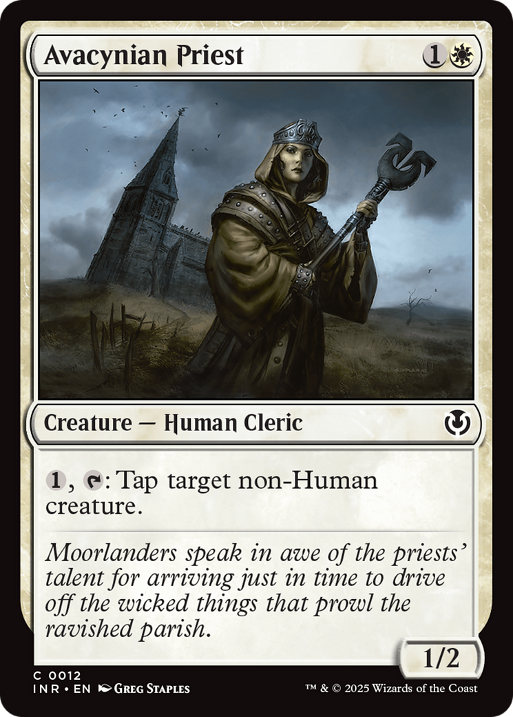 Avacynian Priest [Innistrad Remastered] | Rook's Games and More