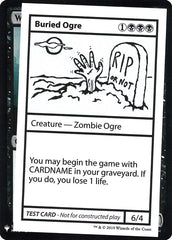 Buried Ogre [Mystery Booster Playtest Cards]