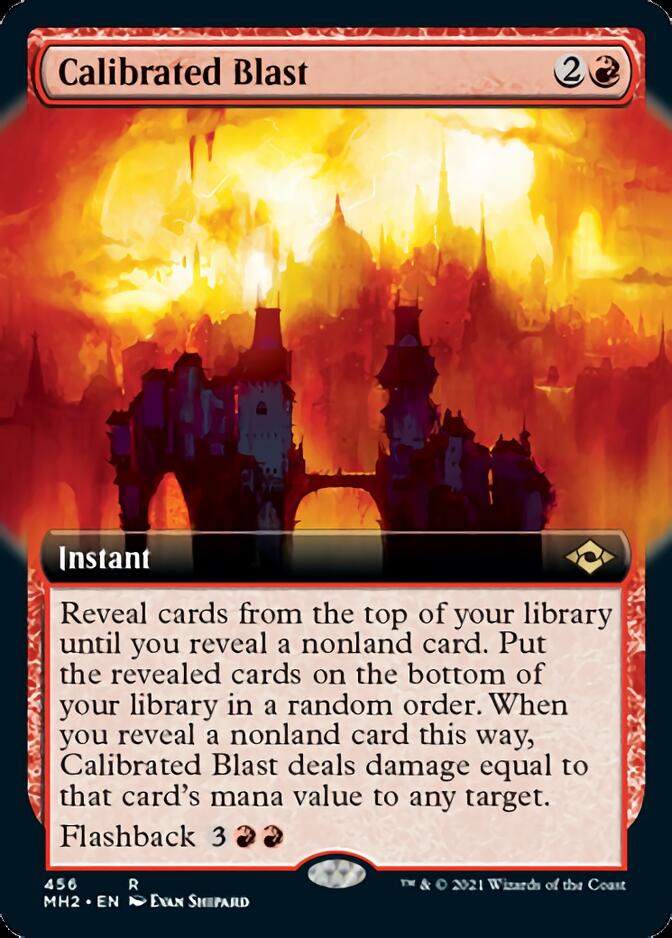 Calibrated Blast (Extended Art) [Modern Horizons 2] | Rook's Games and More