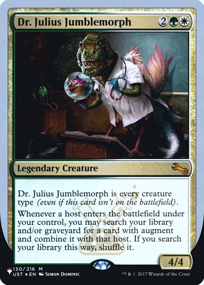 Dr. Julius Jumblemorph (Unfinity Foil Edition) [The List] | Rook's Games and More