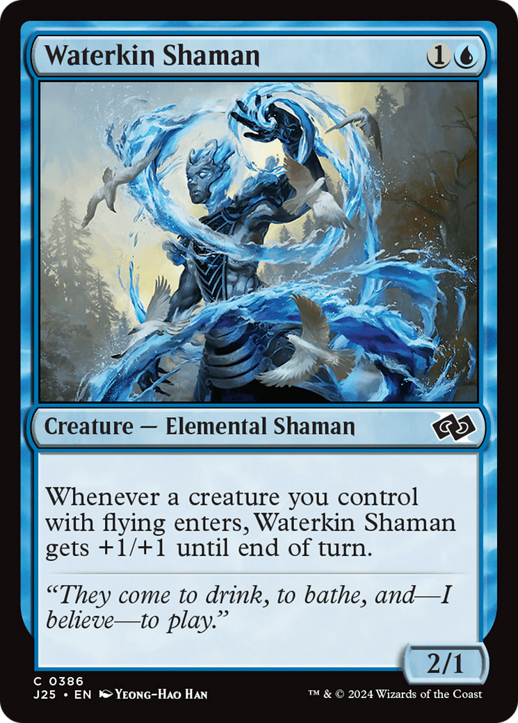 Waterkin Shaman [Foundations Jumpstart] | Rook's Games and More