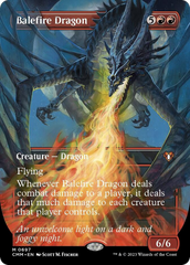 Balefire Dragon (Borderless Alternate Art) [Commander Masters] | Rook's Games and More