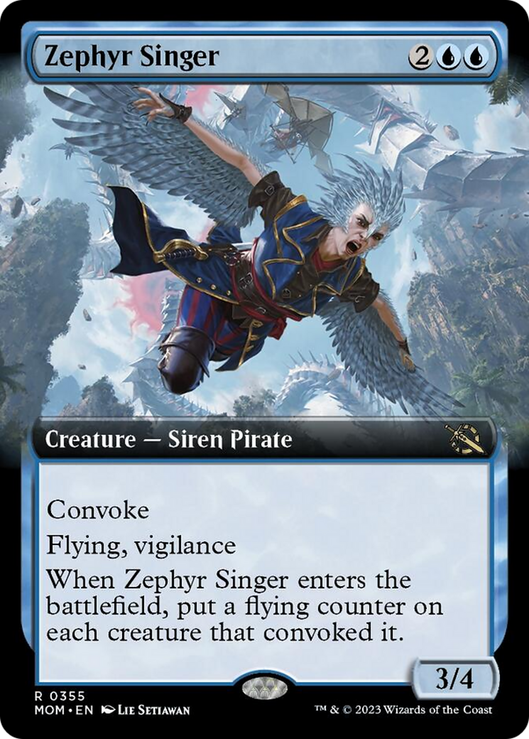 Zephyr Singer (Extended Art) [March of the Machine] | Rook's Games and More