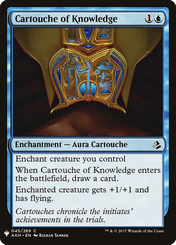 Cartouche of Knowledge [Mystery Booster] | Rook's Games and More