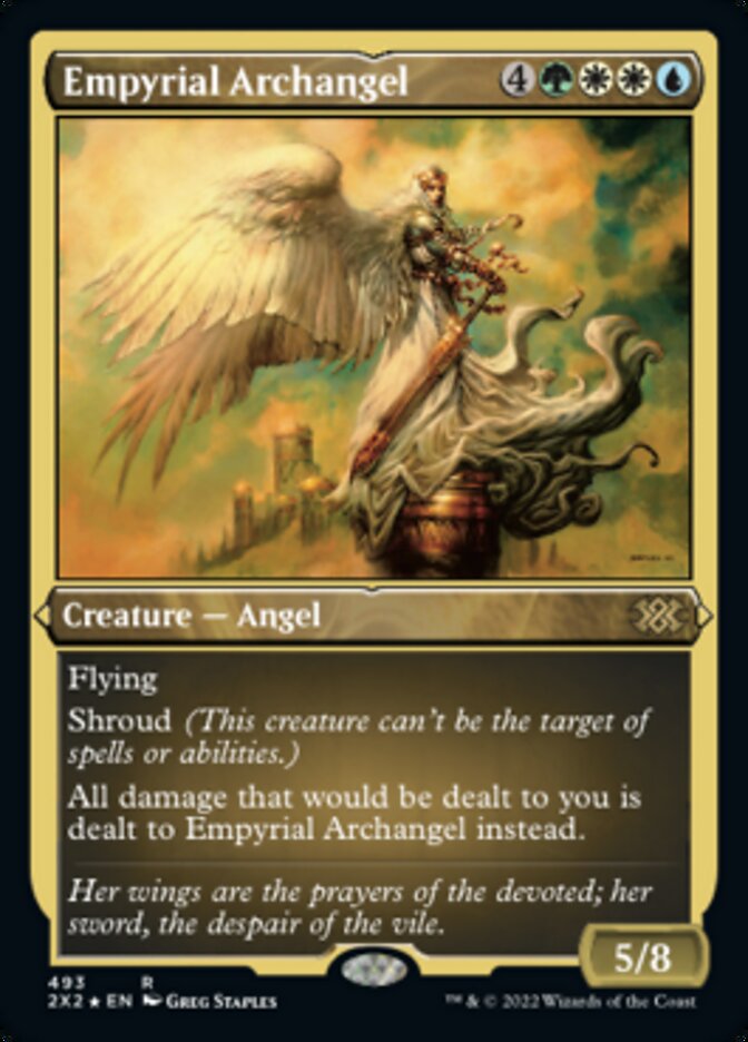 Empyrial Archangel (Foil Etched) [Double Masters 2022] | Rook's Games and More