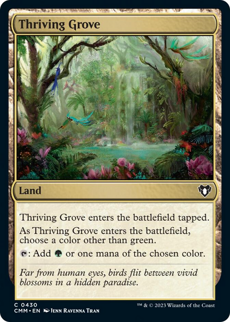 Thriving Grove [Commander Masters] | Rook's Games and More