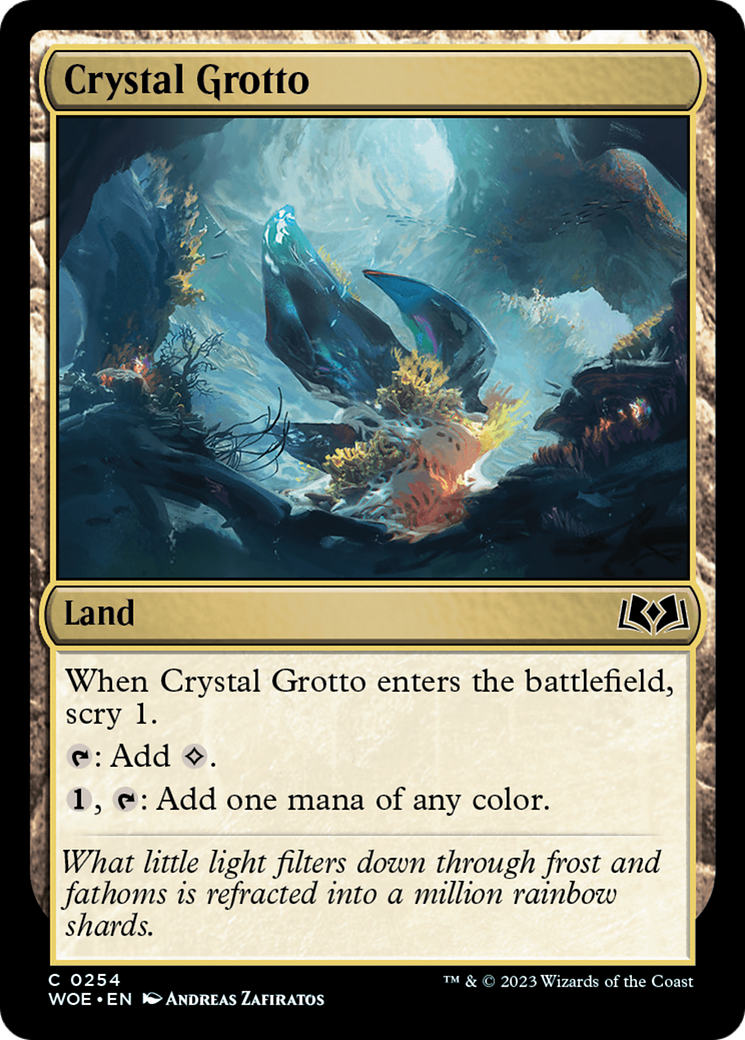 Crystal Grotto [Wilds of Eldraine] | Rook's Games and More