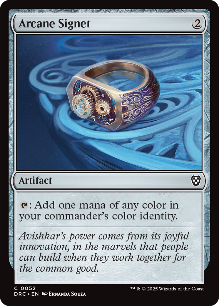 Arcane Signet (0052) [Aetherdrift Commander] | Rook's Games and More