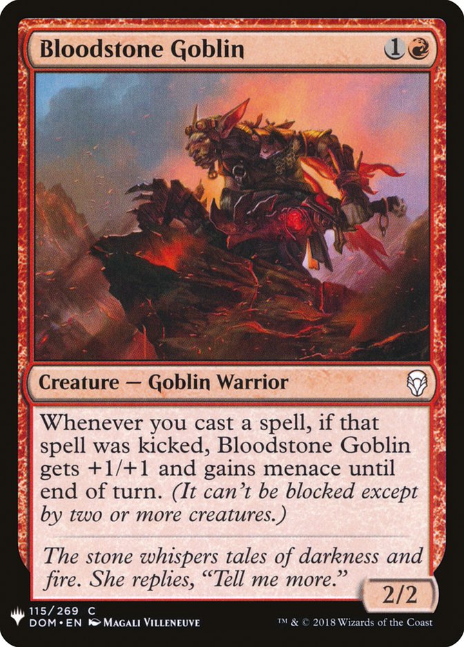 Bloodstone Goblin [Mystery Booster] | Rook's Games and More