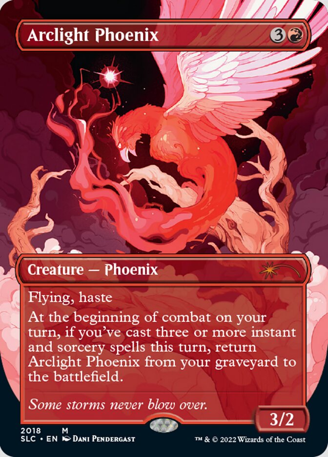 Arclight Phoenix (Borderless) [Secret Lair Countdown Kit] | Rook's Games and More