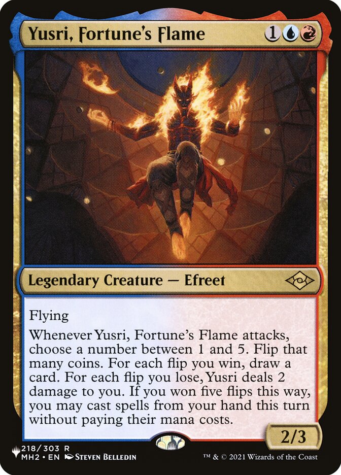 Yusri, Fortune's Flame [Secret Lair: Heads I Win, Tails You Lose] | Rook's Games and More