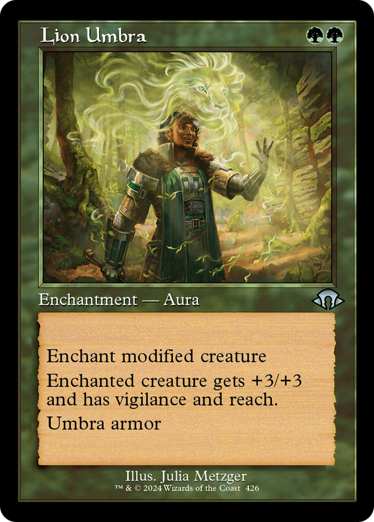 Lion Umbra (Retro Frame) [Modern Horizons 3] | Rook's Games and More