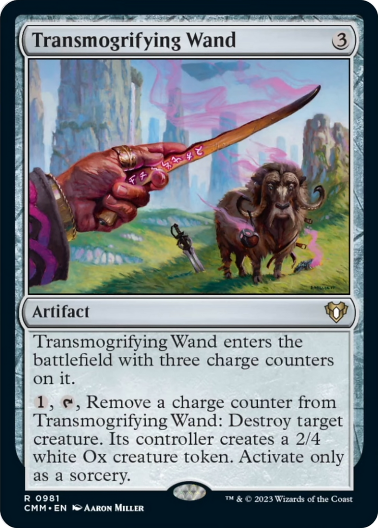 Transmogrifying Wand [Commander Masters] | Rook's Games and More