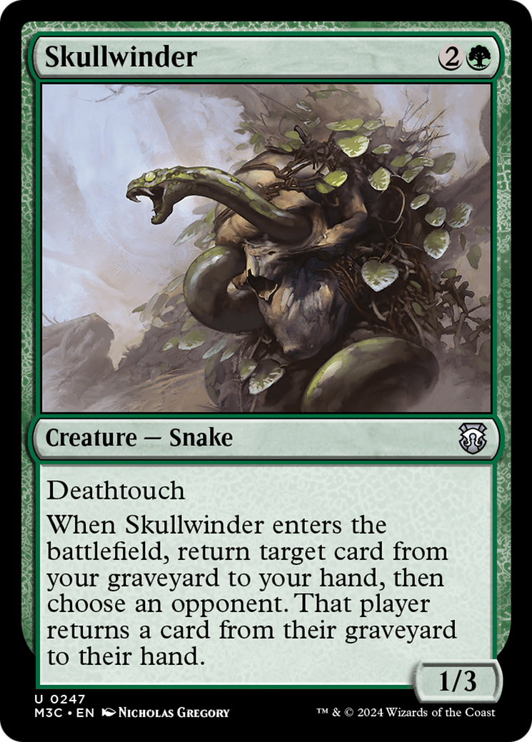 Skullwinder (Ripple Foil) [Modern Horizons 3 Commander] | Rook's Games and More