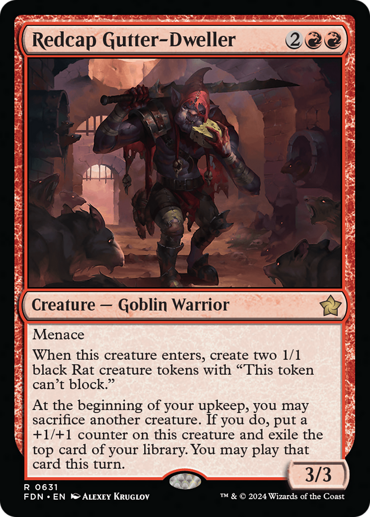 Redcap Gutter-Dweller [Foundations] | Rook's Games and More